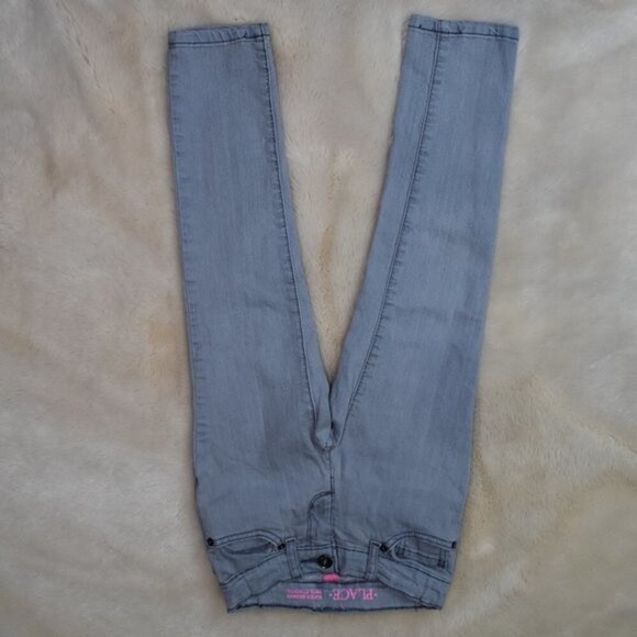 Children's Place Straight Skinny Girls Denim Jeans Gray Size 6 - Picture 2 of 12